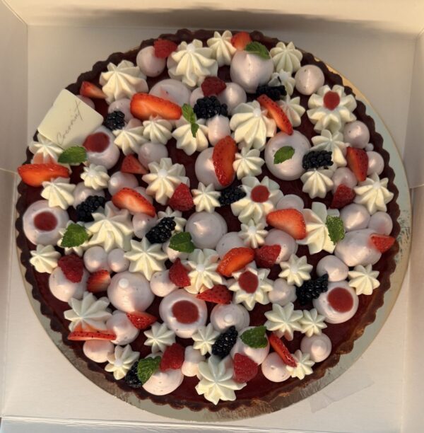 Tarte aux fruits rouges